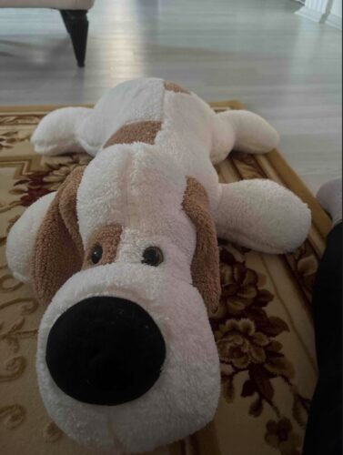 Oyun ve Uyku Arkadaşım Peluş Yatan Köpek photo review
